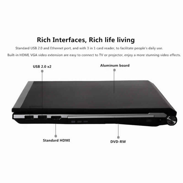 Quad Core  PC Laptop Computer